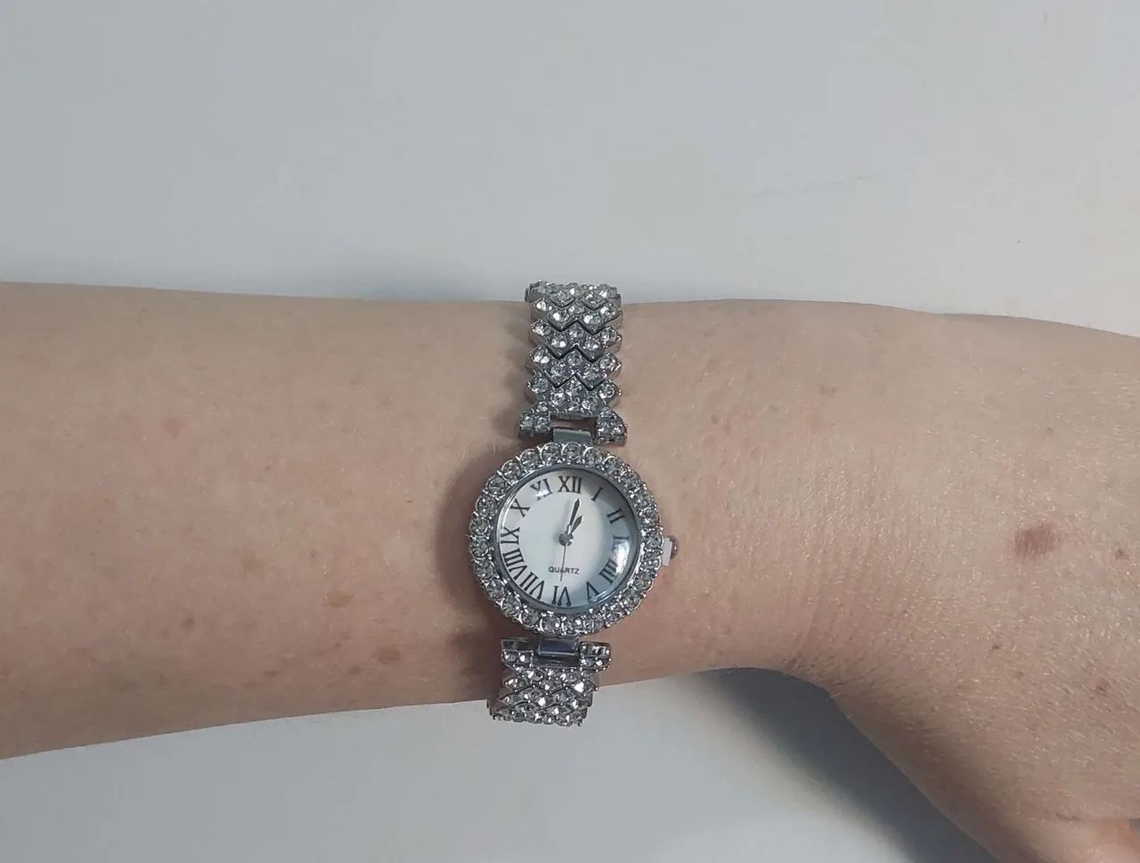 Relógio + Pulseira Feminina Cravejada  - Foto 5