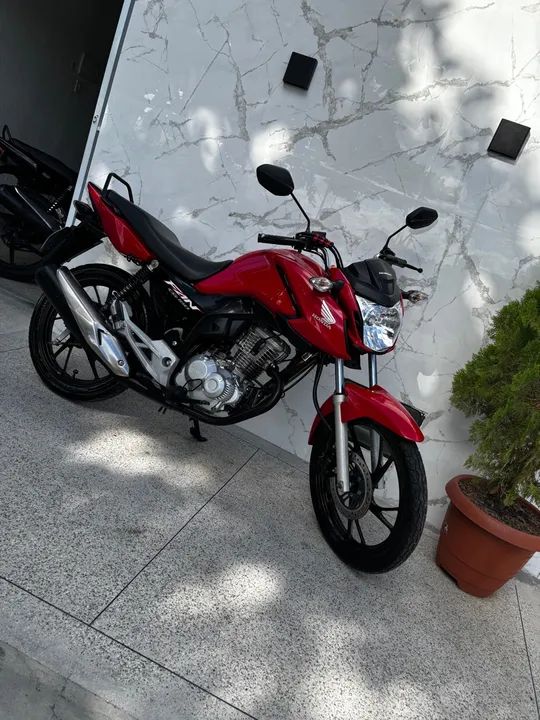Honda CG 160Fan - Vermelha - 2020 - Foto 3