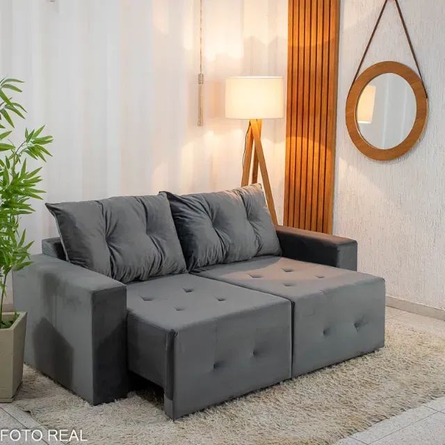 Sofá Retrátil Havaí 1.80m  Sem Caixa - Produto Novo! Pronta Entrega!  - Foto 5