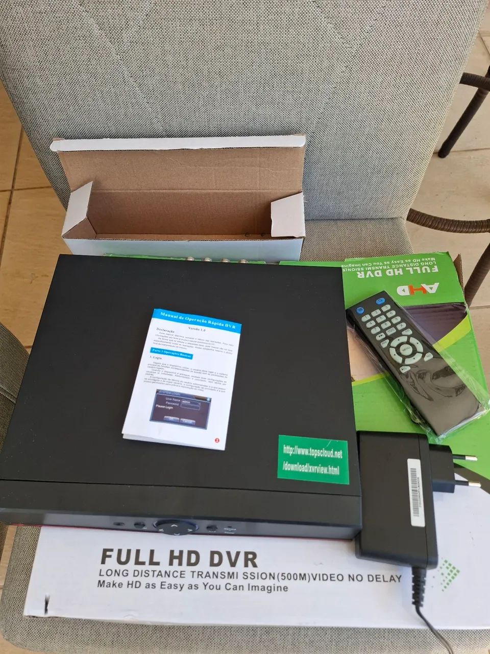 Gravador DVR Full HD 8 canais 