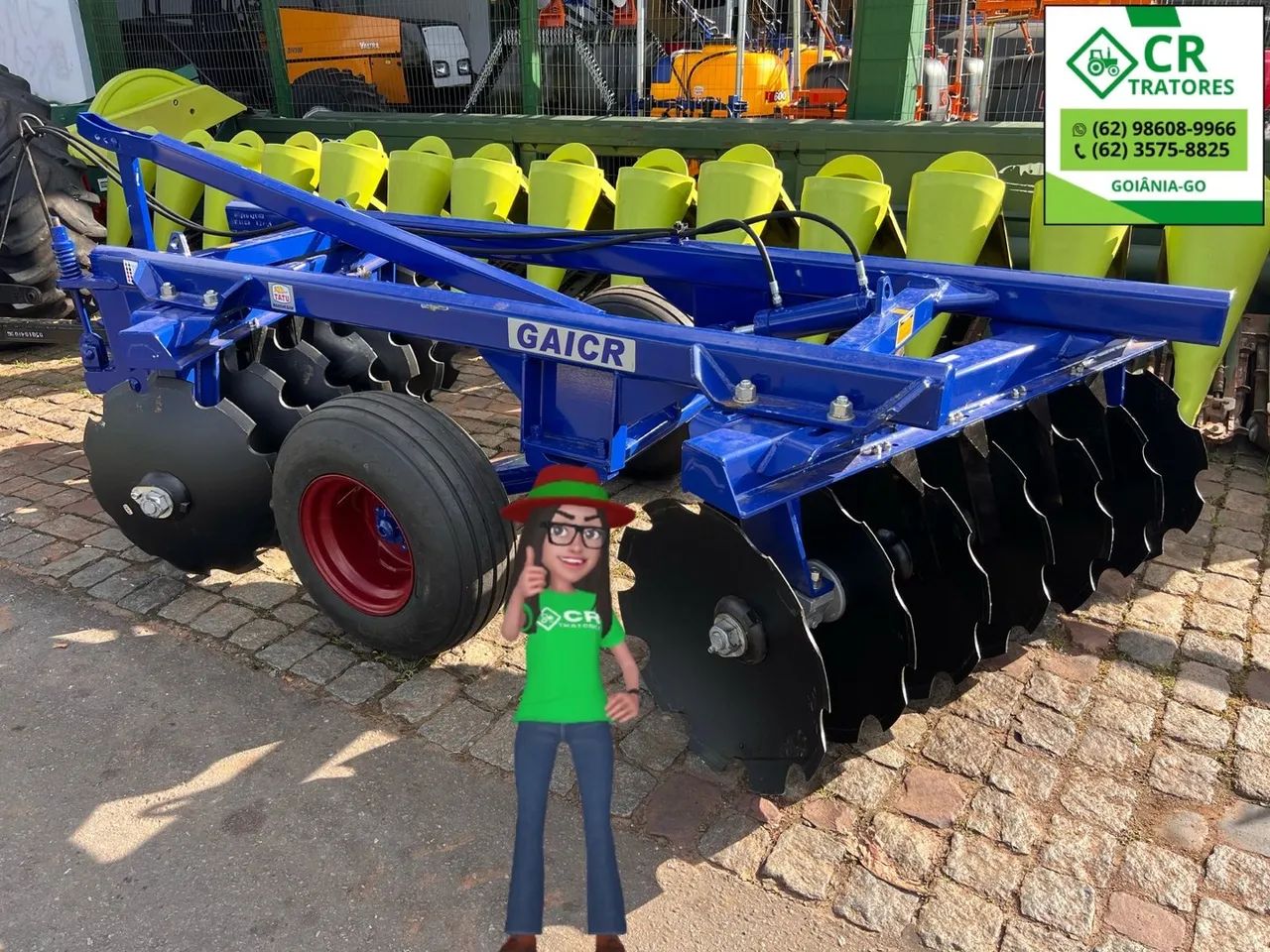 Grade Aradora GAICR 14x28 TATU - CR TRATORES - Foto 2