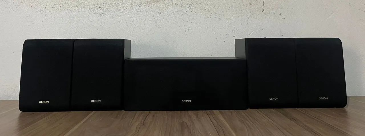 Conjunto 5 Caixas Denon Para Receiver ou Som Ambiente  ScR390 *Sony Leia Descrição 