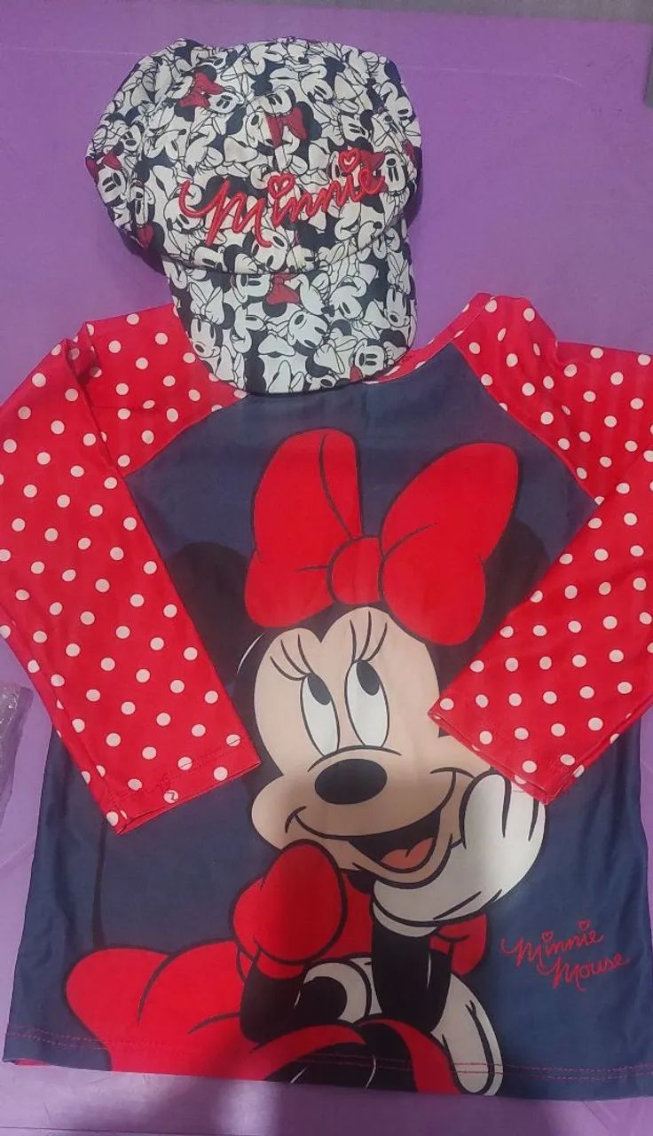 Conjunto Minnie Mouse - Roupas de Praia - Foto 5