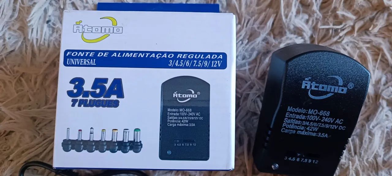 Fonte de Alimentação Universal 3.5A 7 Plugues - Foto 3