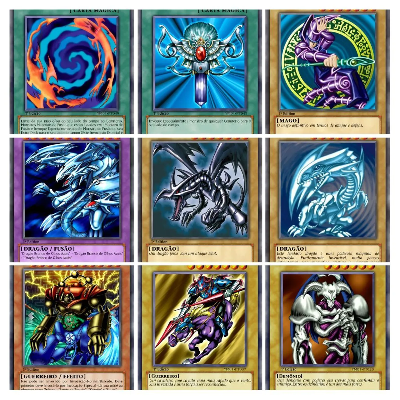 Cartas Yu-Gi-Oh! - Edição Limitada Para imprimir