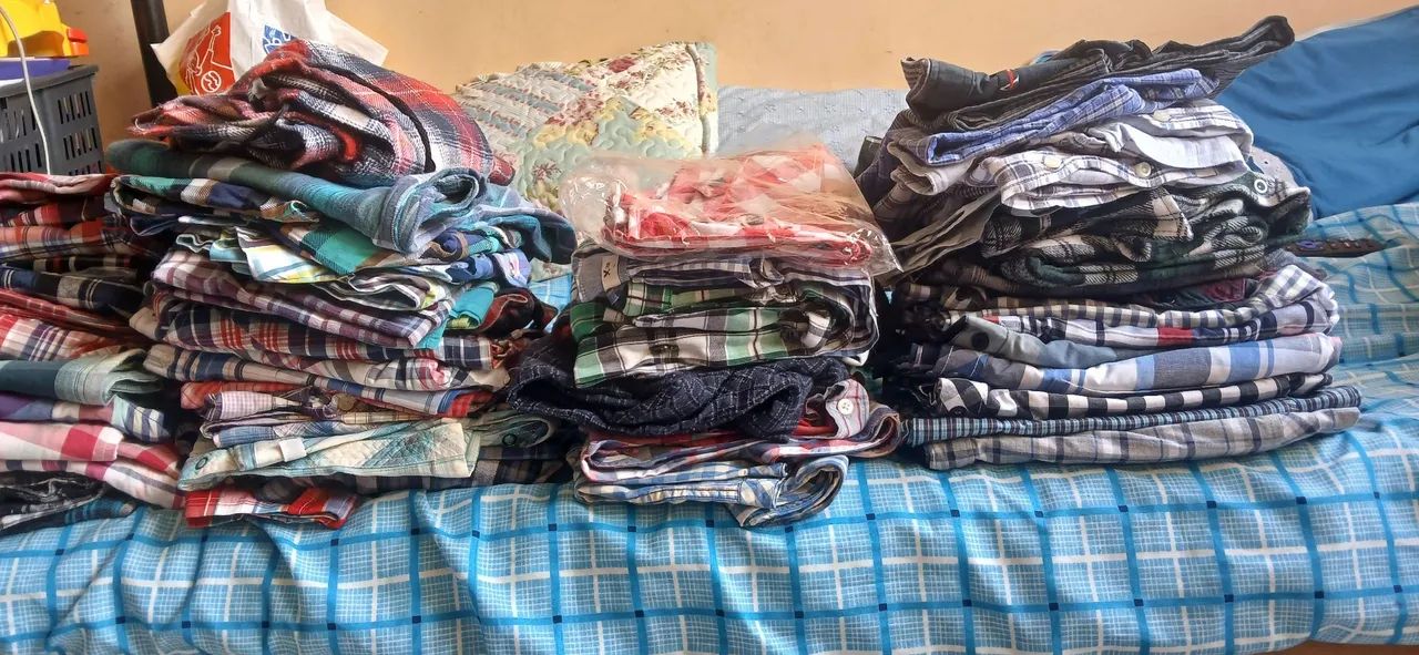 Camisas xadrez - Diversas cores e tamanhos - Foto 3