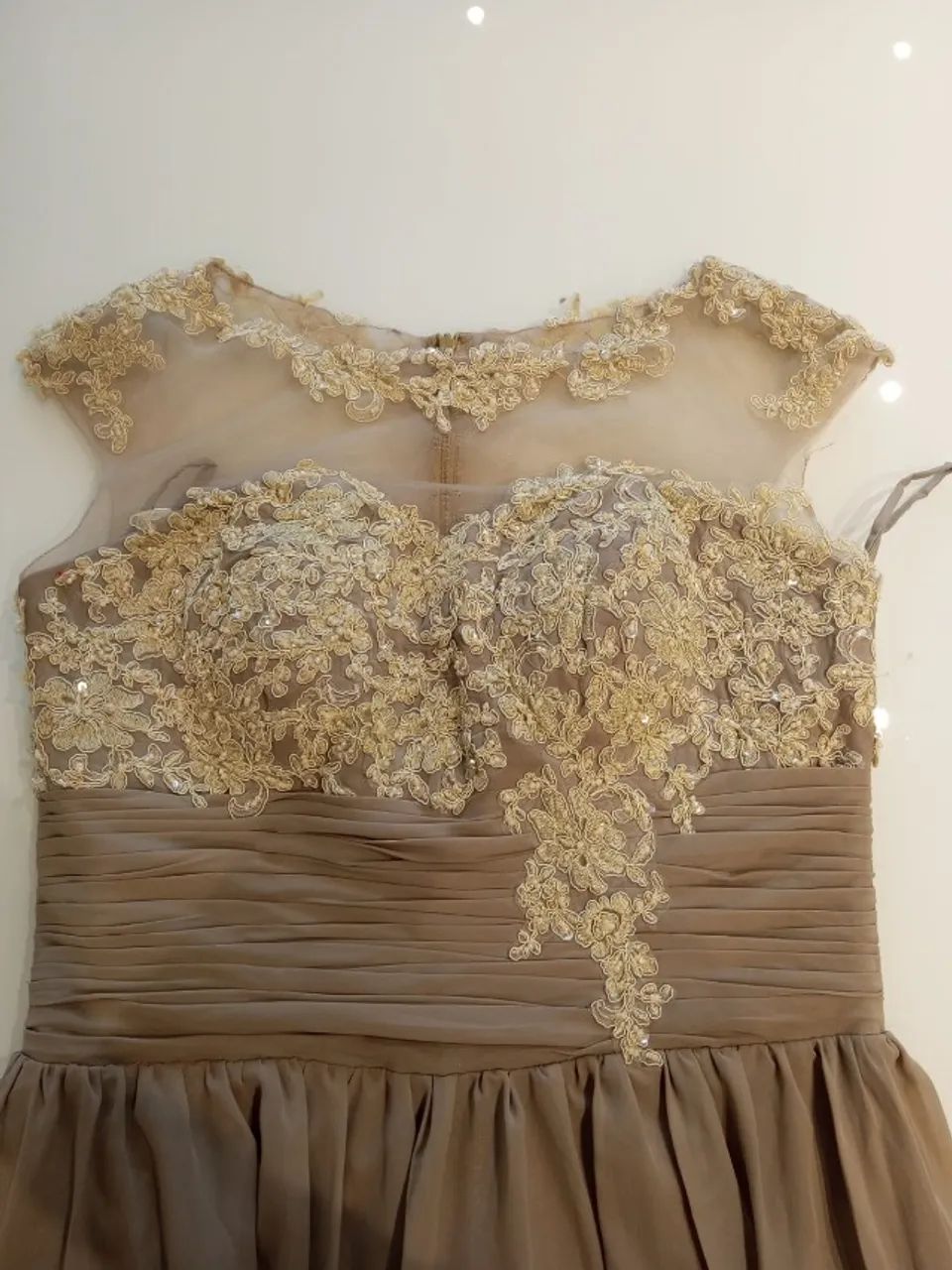 Vestido Bege da China - Foto 2