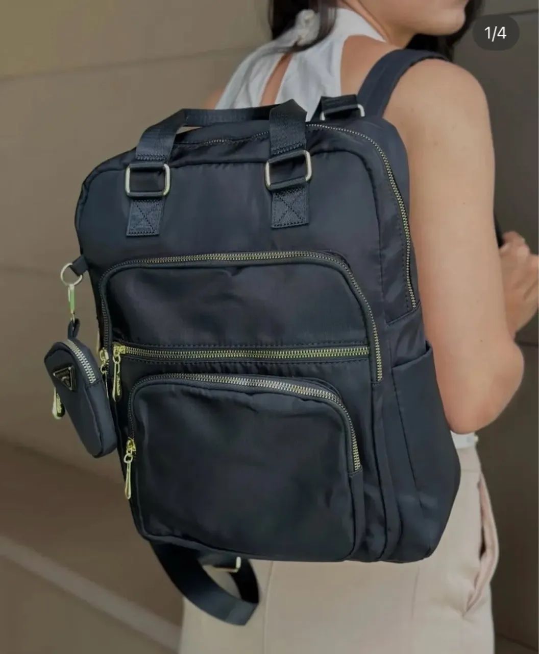 Mochila Preta - Ideal para o Dia a Dia