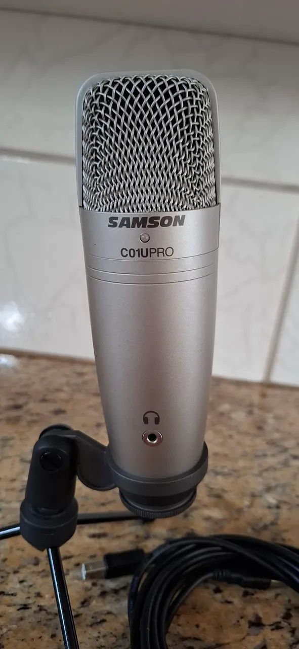 MICROFONE SAMSON C01UPRO USB + BRINDE