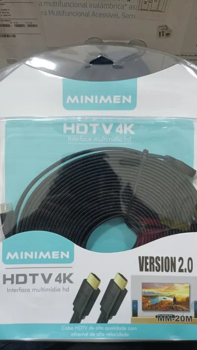 Cabo HDMI de 20M Minimen HDTV 4K
