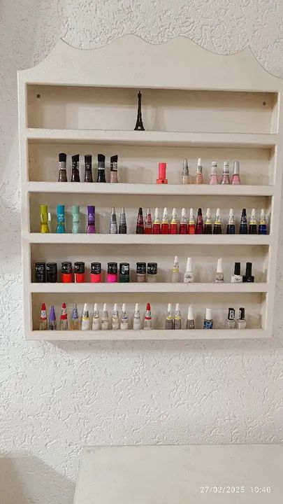 Kit de manicure branca com tampo de vidro - Foto 5