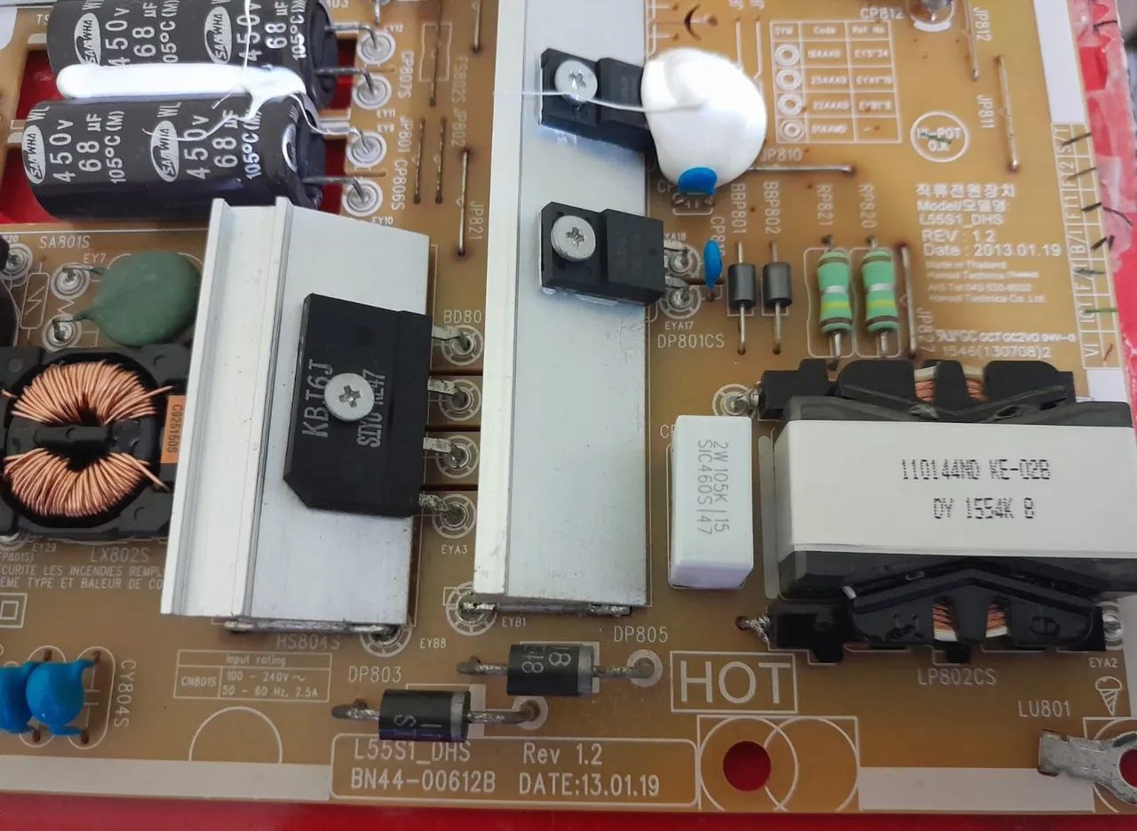 Kit Placa TV Samsung UN50F5500AG - Foto 2