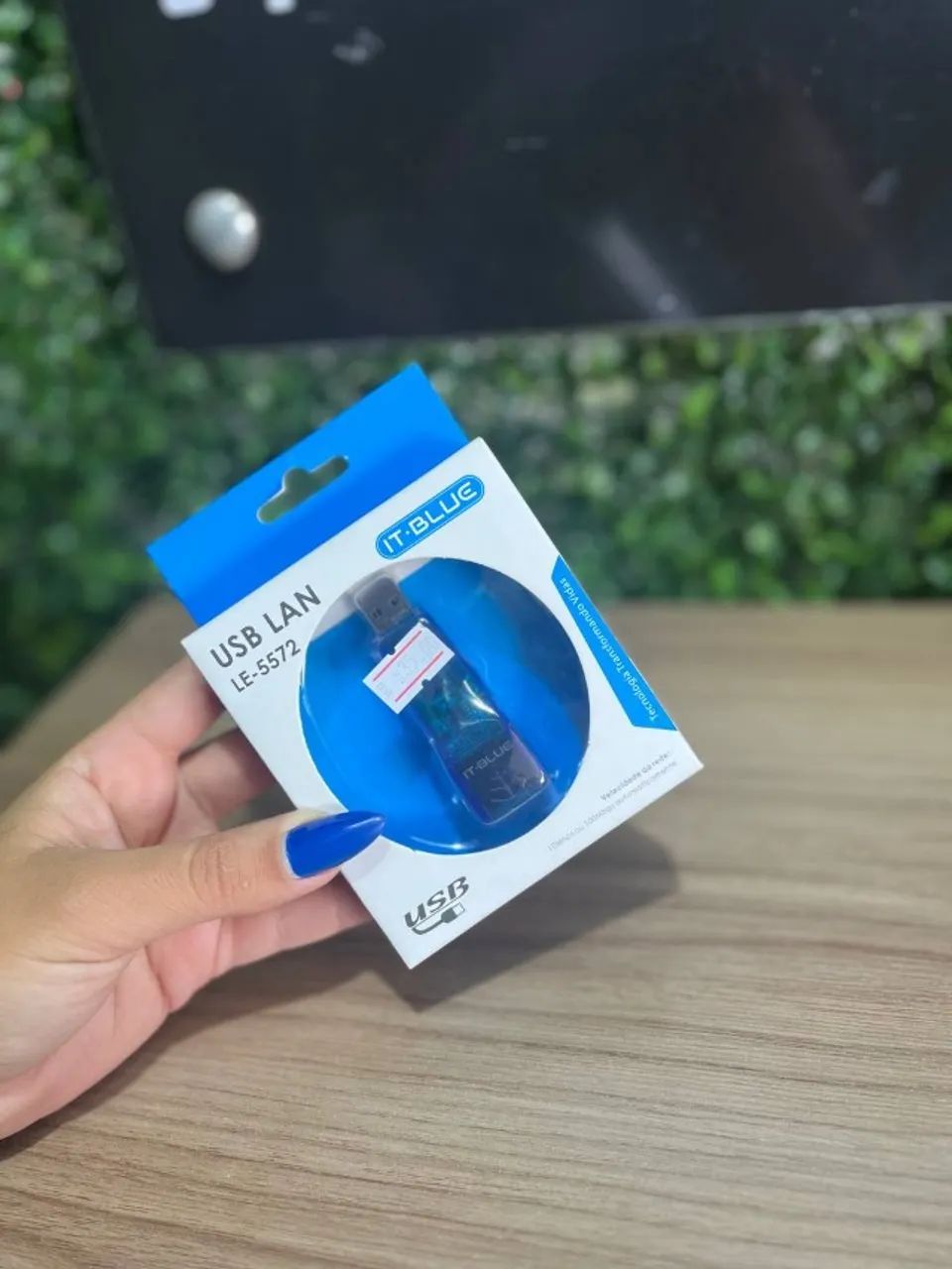 Adaptador USB Lan LE-5572 IT-BLUE 