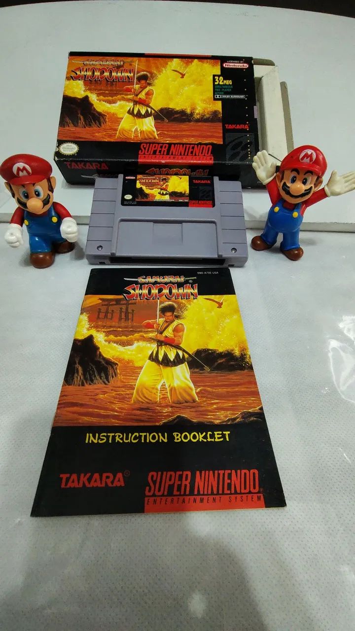 SAMURAI SHODOWN SNES CIB 