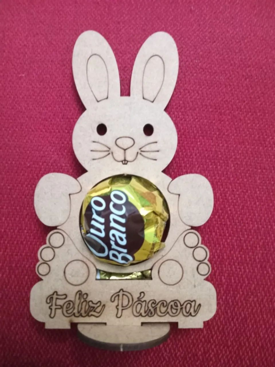 5 coelhinhos mdf / Páscoa  - Foto 2