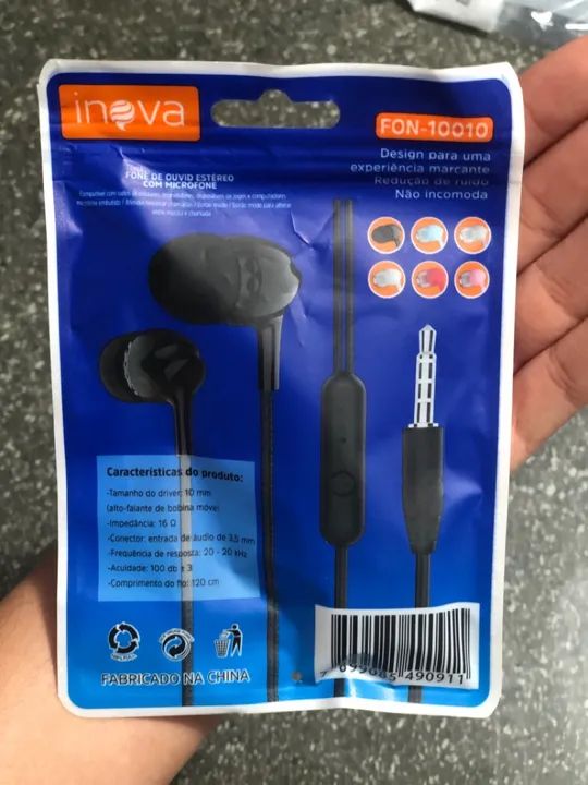 Fone de Ouvido Estéreo Inova - Foto 3