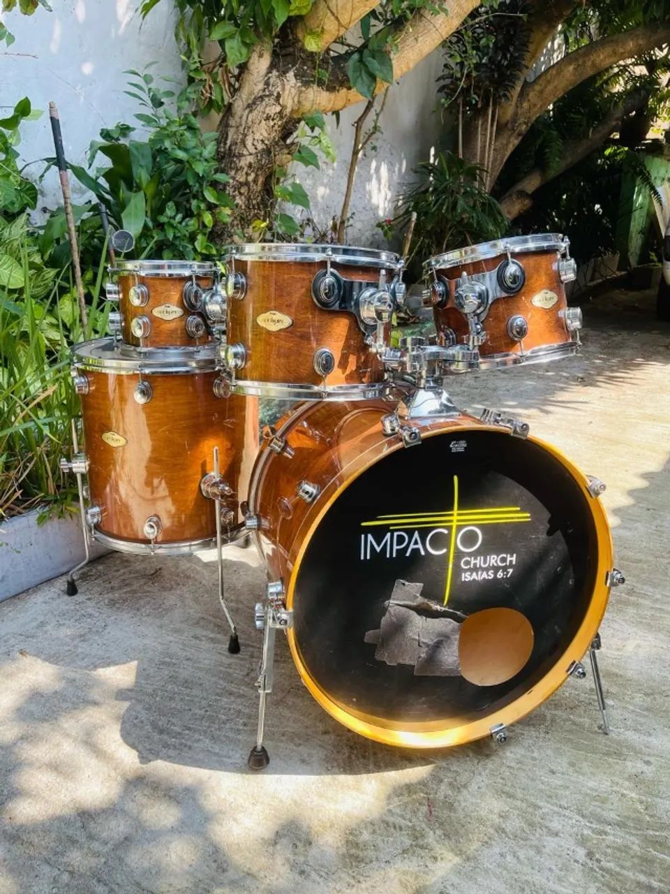 Bateria Prime Europe Maple (Shell pack) Só Tambores