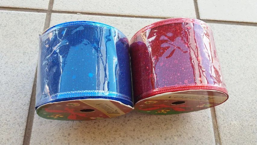 Fita Aramada Larga Decorativa 2 Rolos com 10metros cada