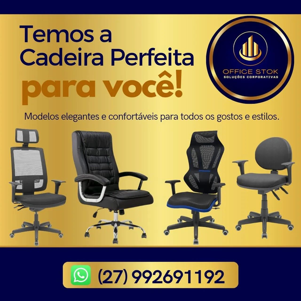 Cadeiras de Escritório e Gamer - Conforto e Estilo para Você!