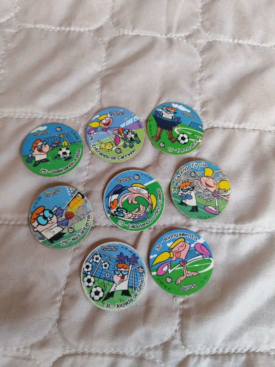 Tazos "Copa Cartoon Network"  Laboratório de Dexter.