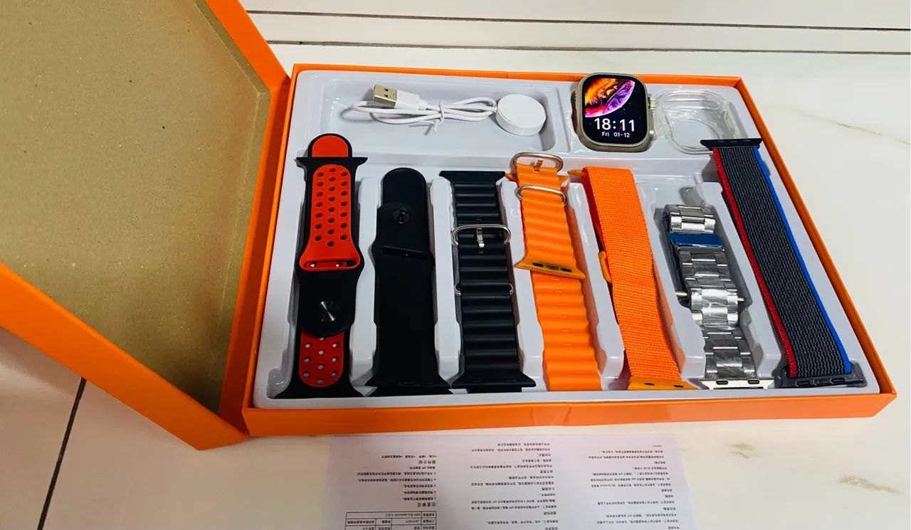 Smartwatch Ultra 9 - 49mm - 7 em 1 - Foto 3