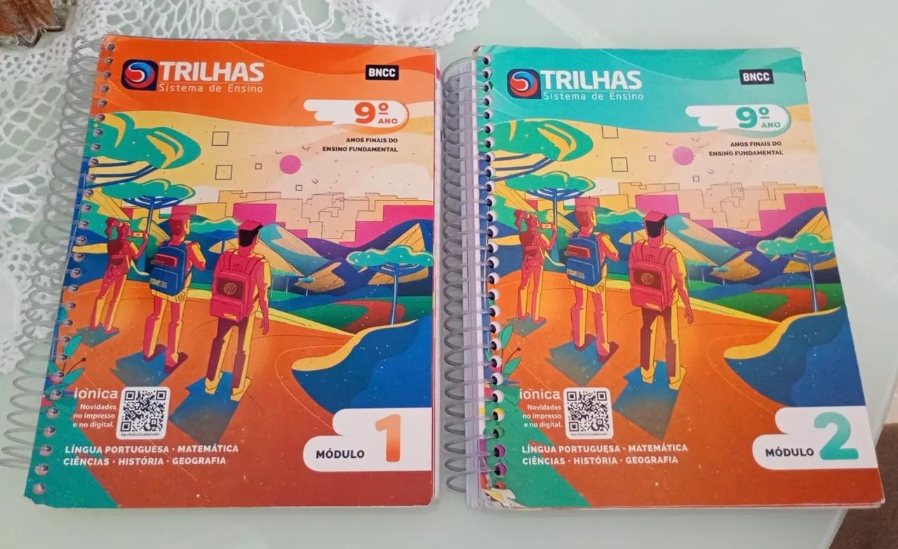 Sistema de Ensino Trilha 9 ano - modelo novo - Escrito à lápis