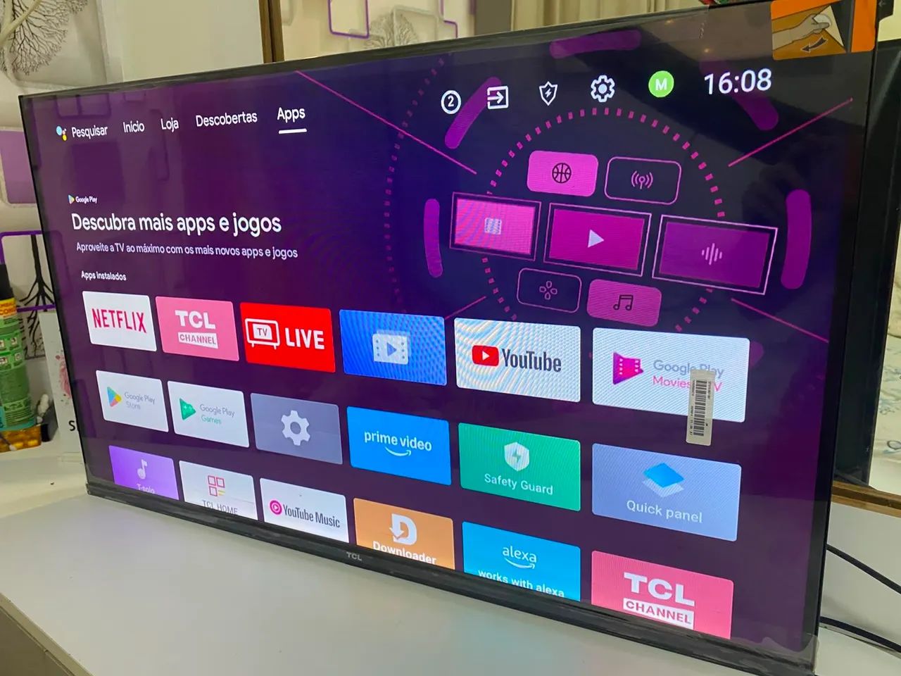TELAO SMART ANDROID TCL 50 POLEGADAS  - Foto 5