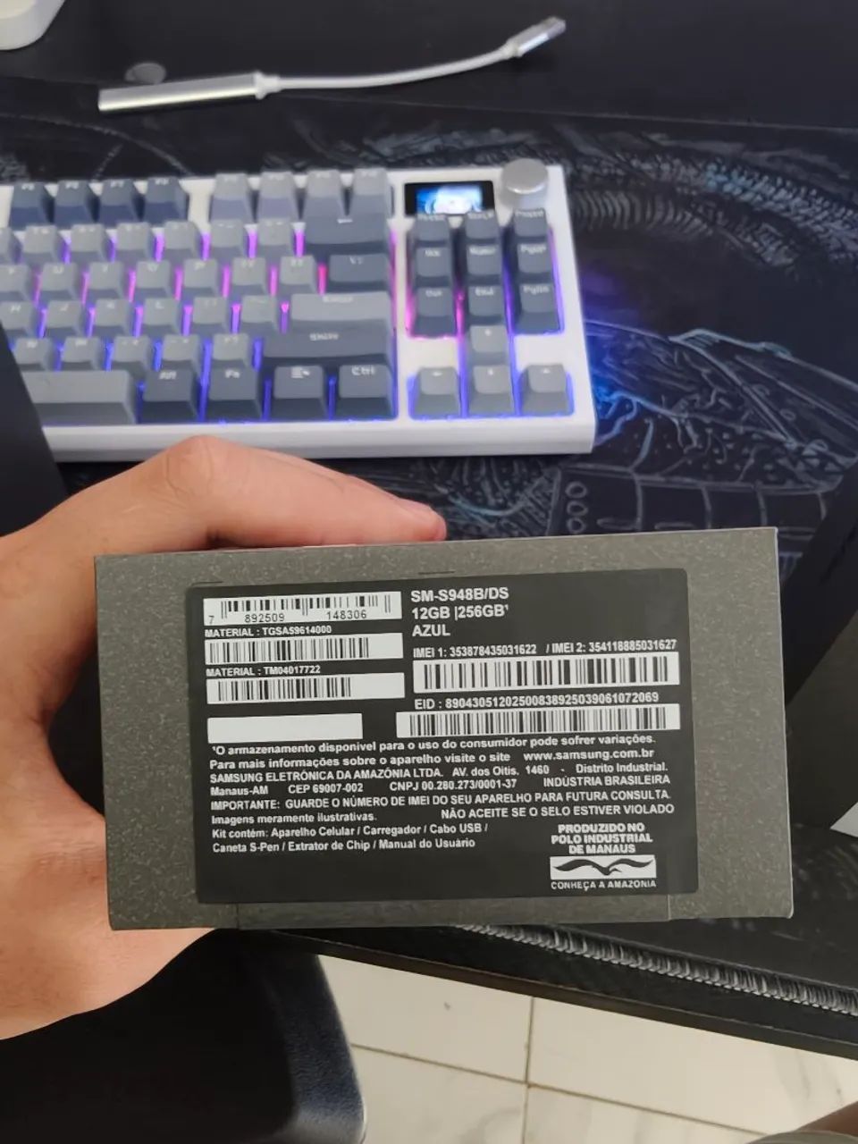 S26 ultra 256gb lacrado azul - Foto 3