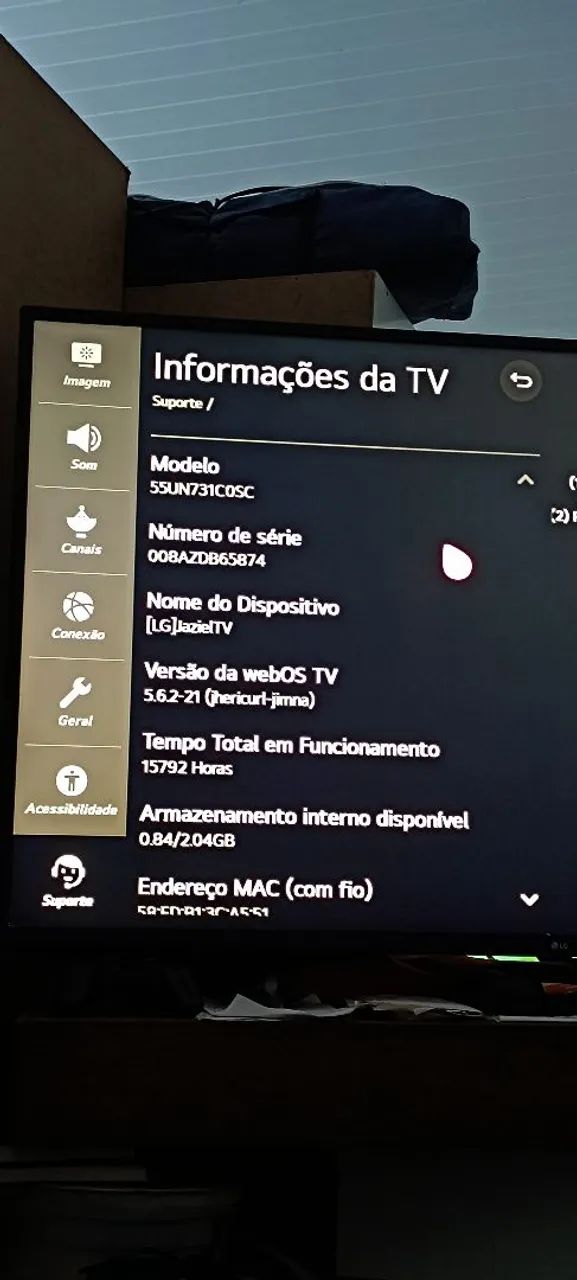 Smart TV LG 55" BARBADA