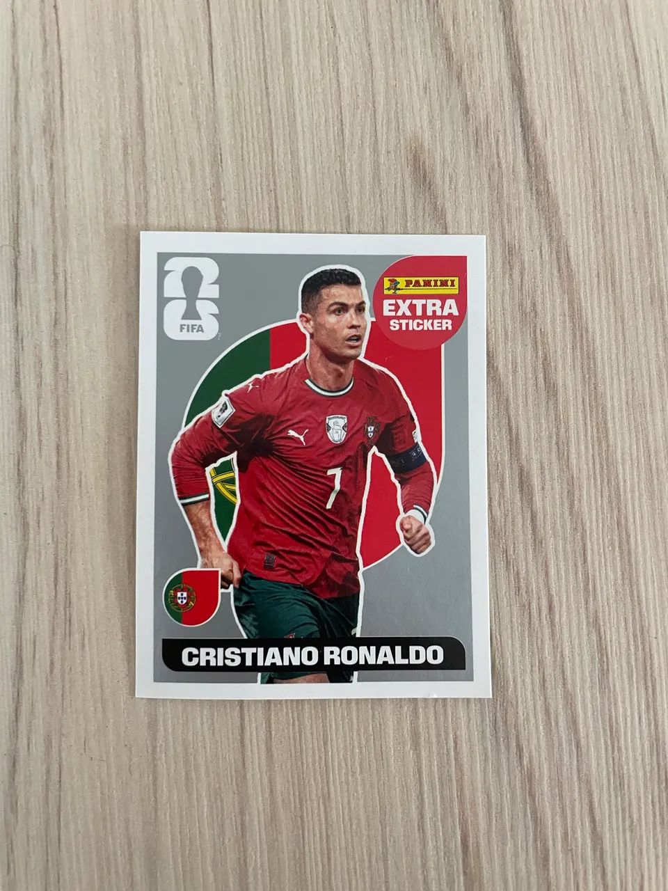 Cristiano Ronaldo prata legend 2026, figurinha