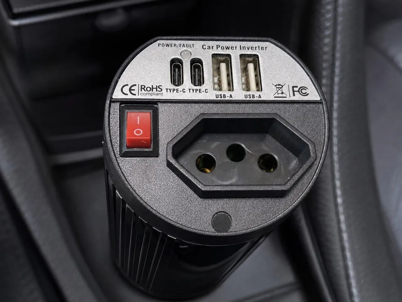 Inversor de Energia Automotivo com Tomada USB e Tipo-C - Foto 5