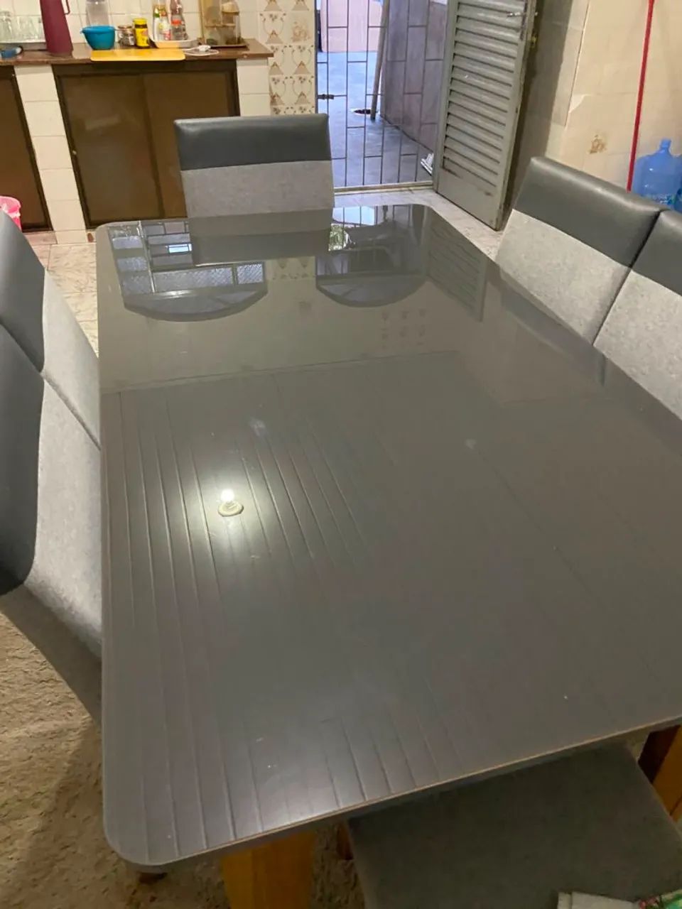 Mesa Cinza + 6 Cadeiras - Foto 2