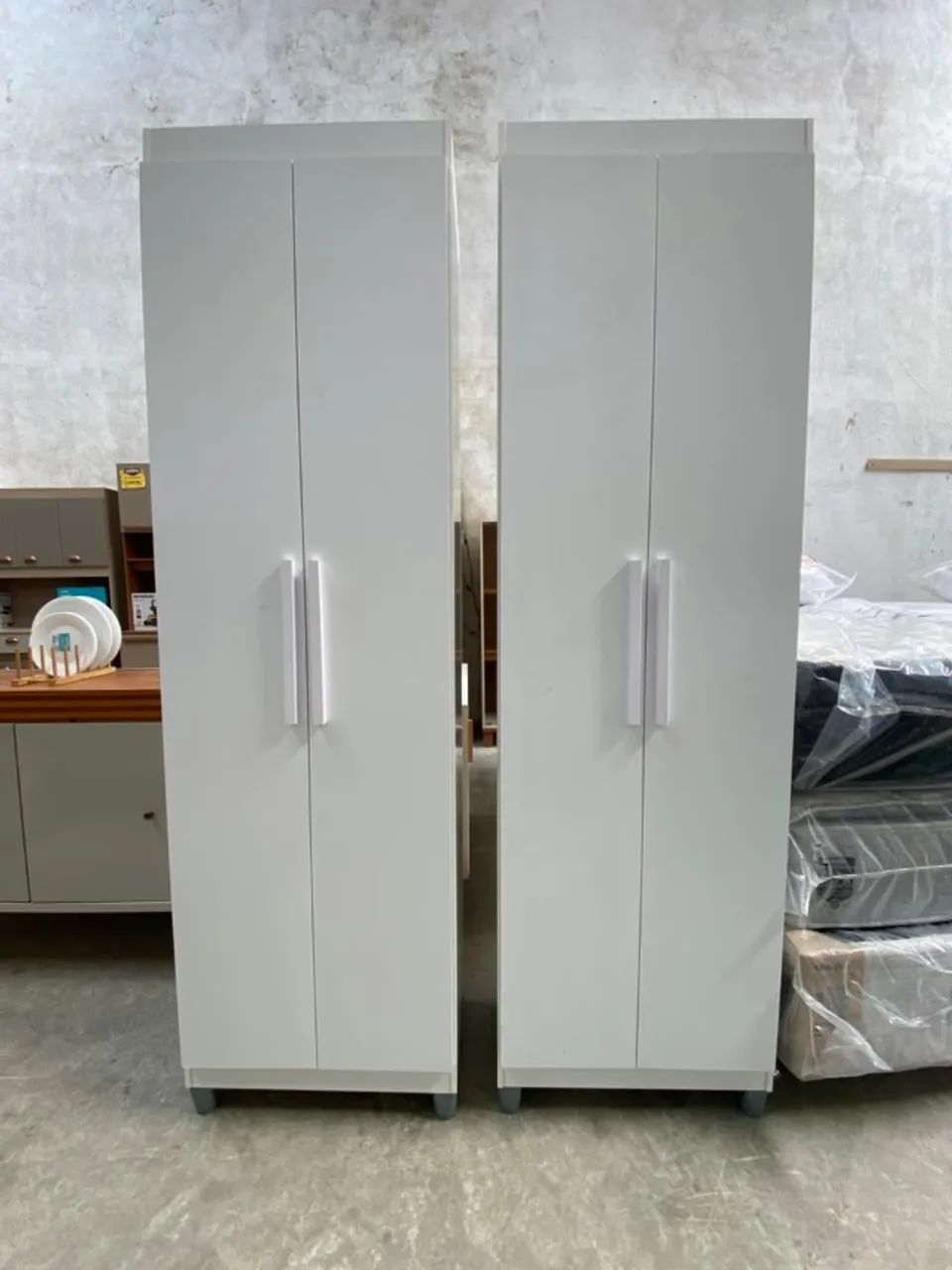 Multiuso 2 Portas Branco ou Madeira  
