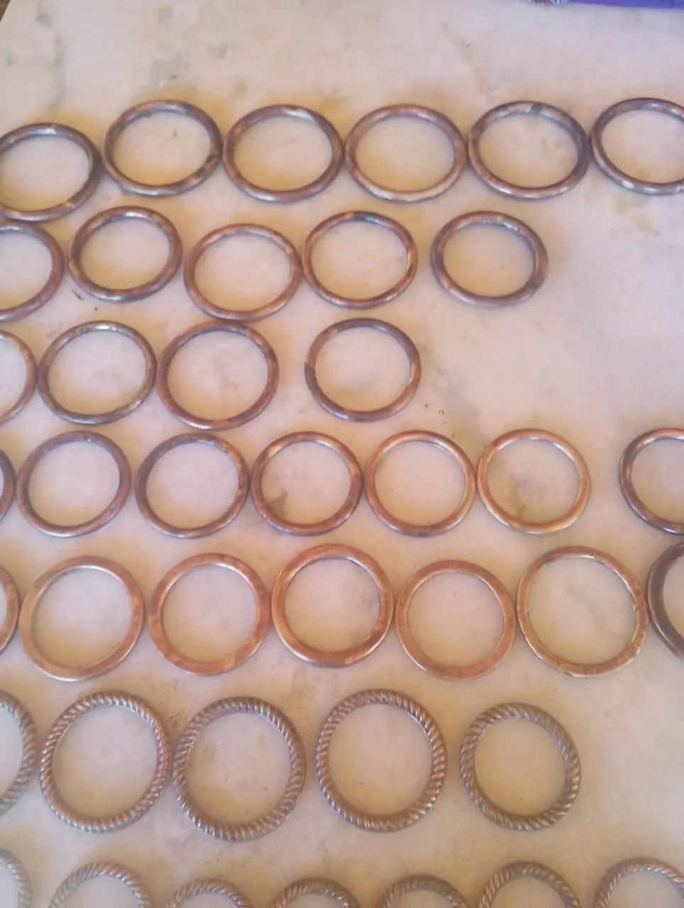 Argolas antigas em bronze para peitorais de cavalo - Foto 3