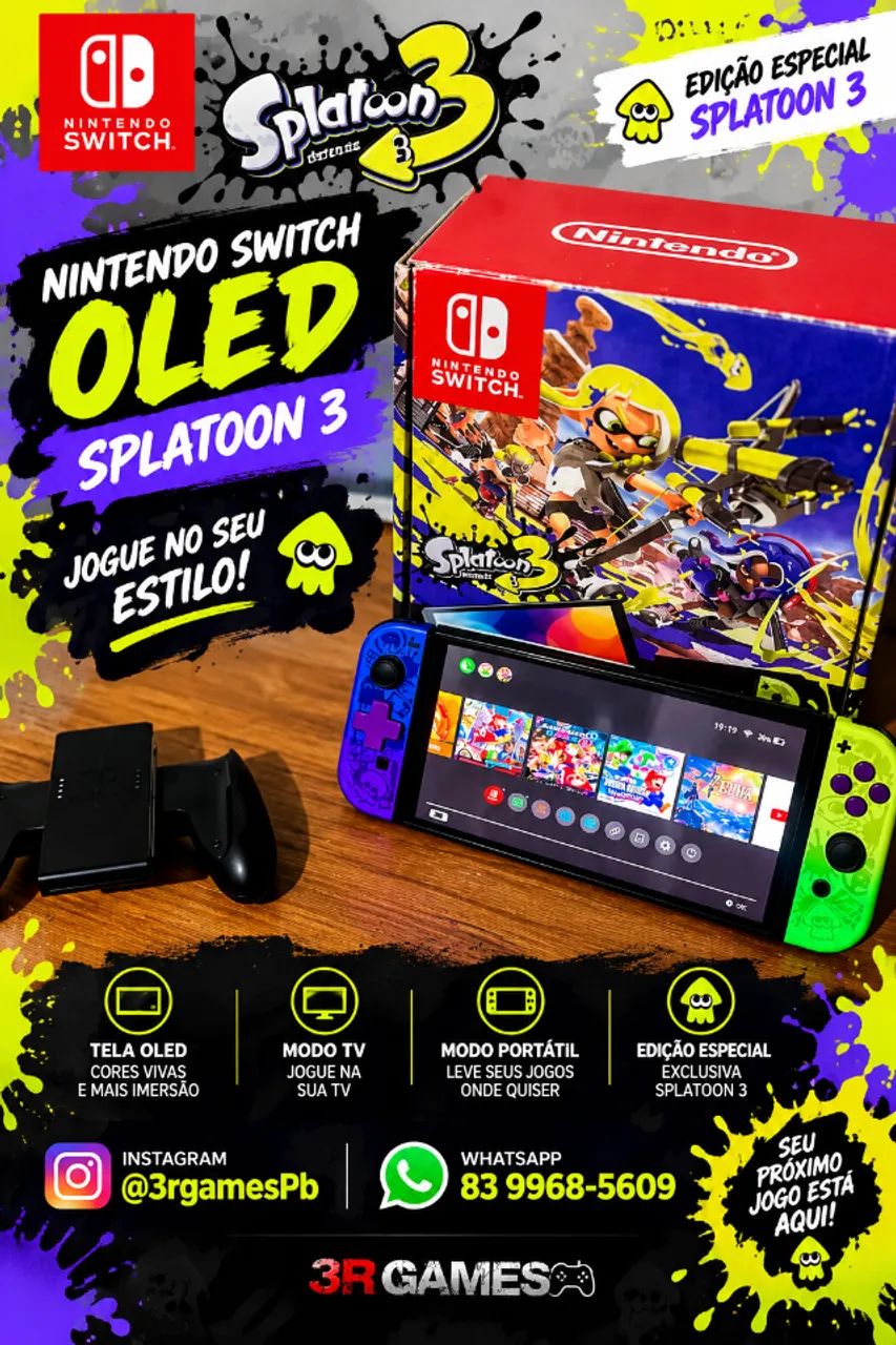 switch oled splatoon 3