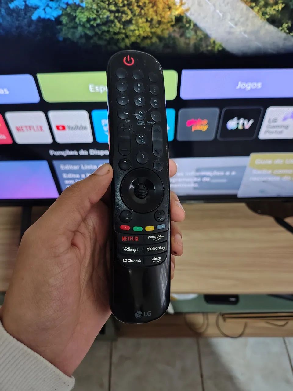 Smart tv Lg 55 polegadas 4k. Único dono, nota fiscal  - Foto 2