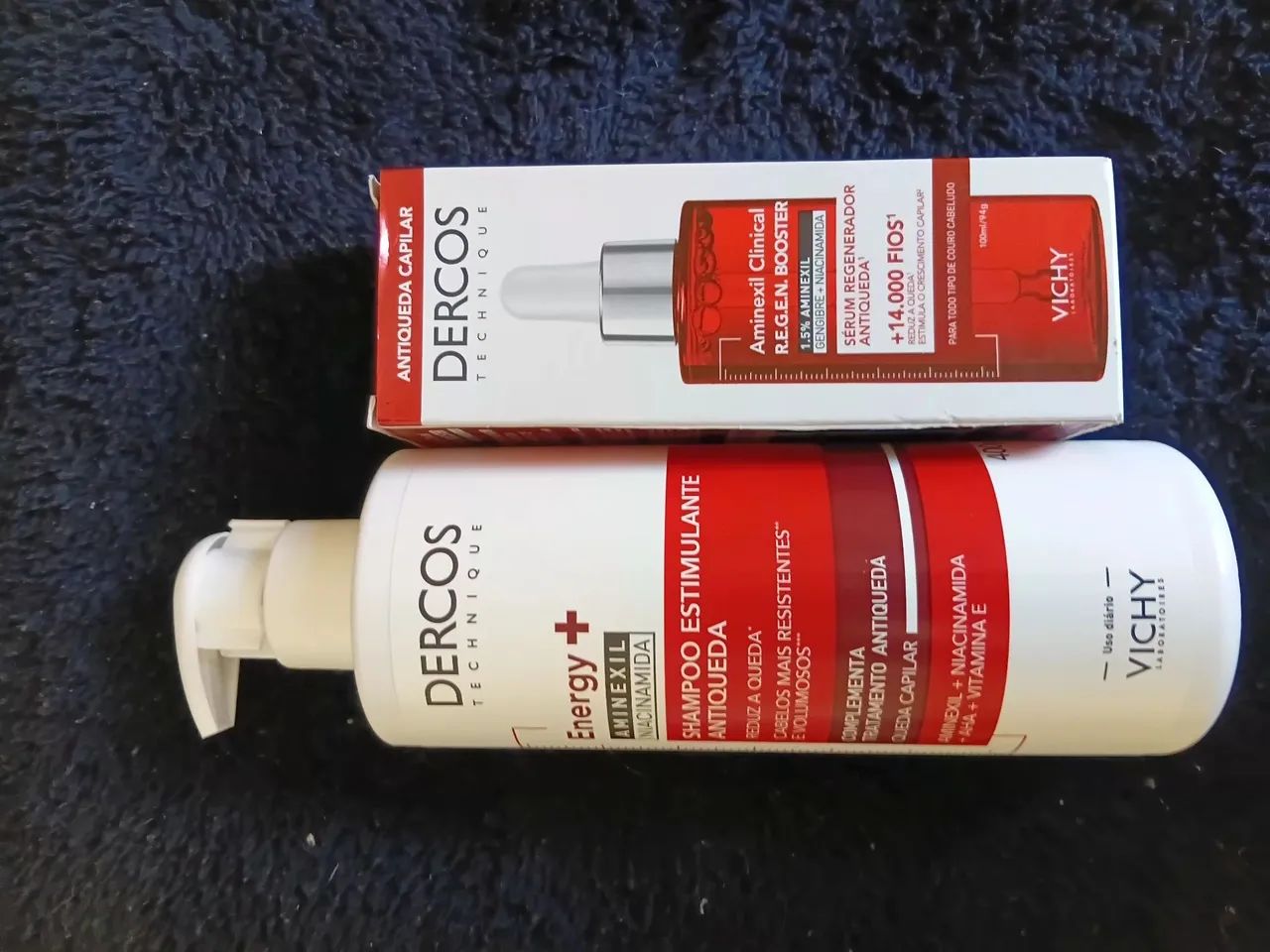 Kit DERCOS estimulante antiqueda Serum + Shampoo 