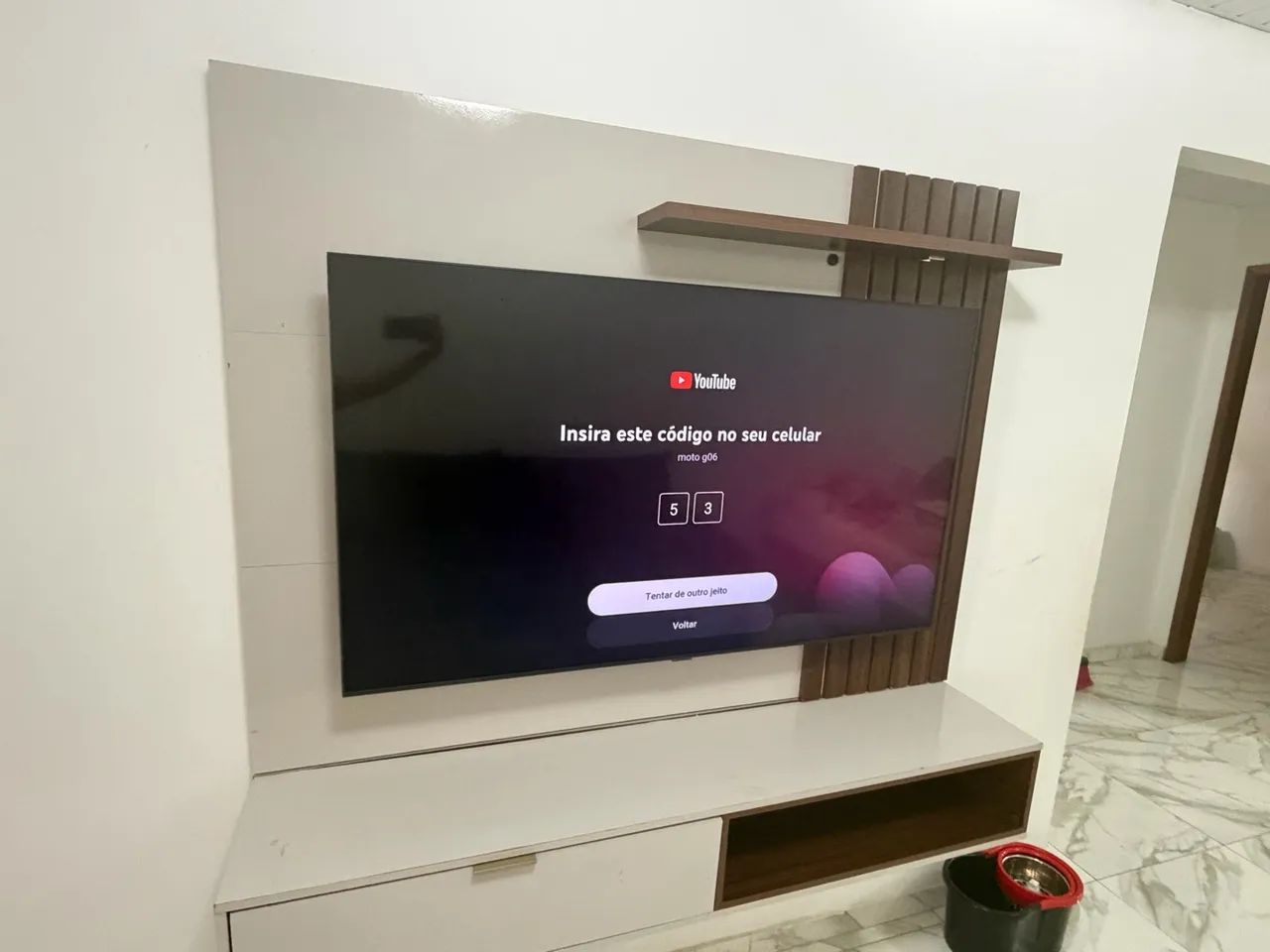 Tv 58 polegadas crystal Samsung Uhd 4k + painel com led 