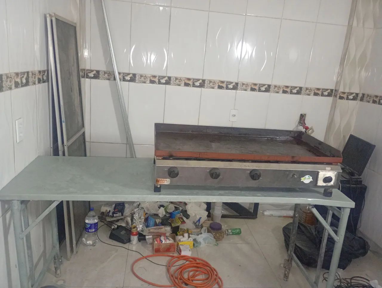 chapa grade e mesa inox 800 - Foto 5