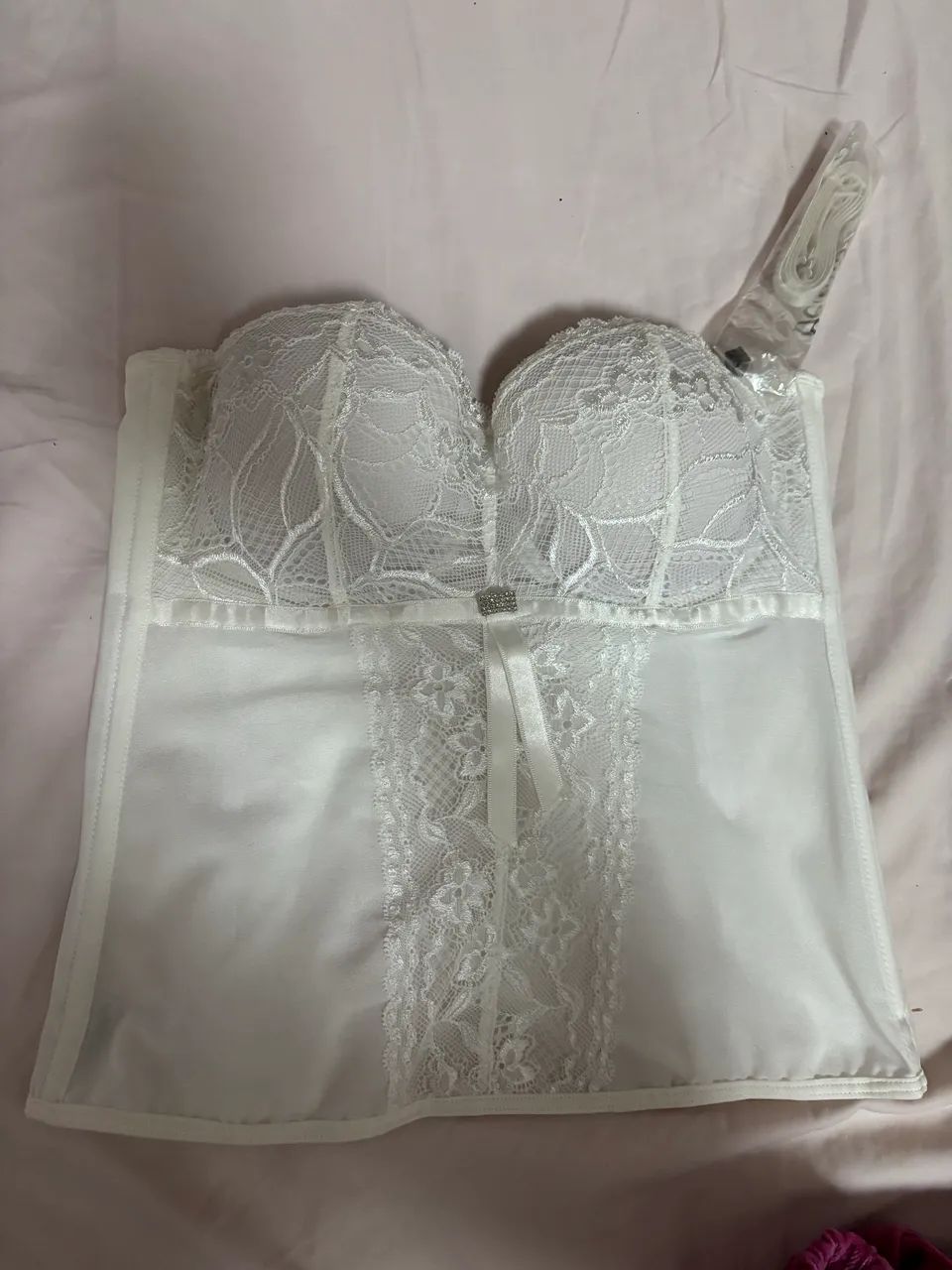 Corset Corselet Branco novo com etiqueta demillus 