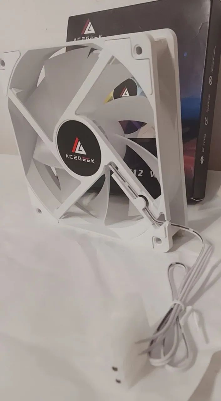 Ventoinha Branca Acegeek 120mm