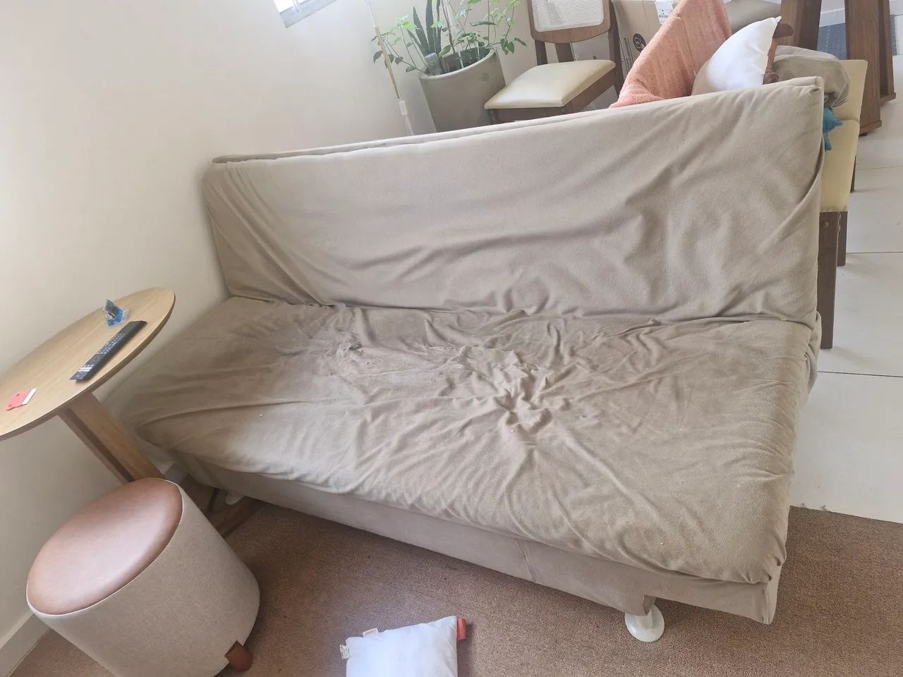 Sofa cama beje