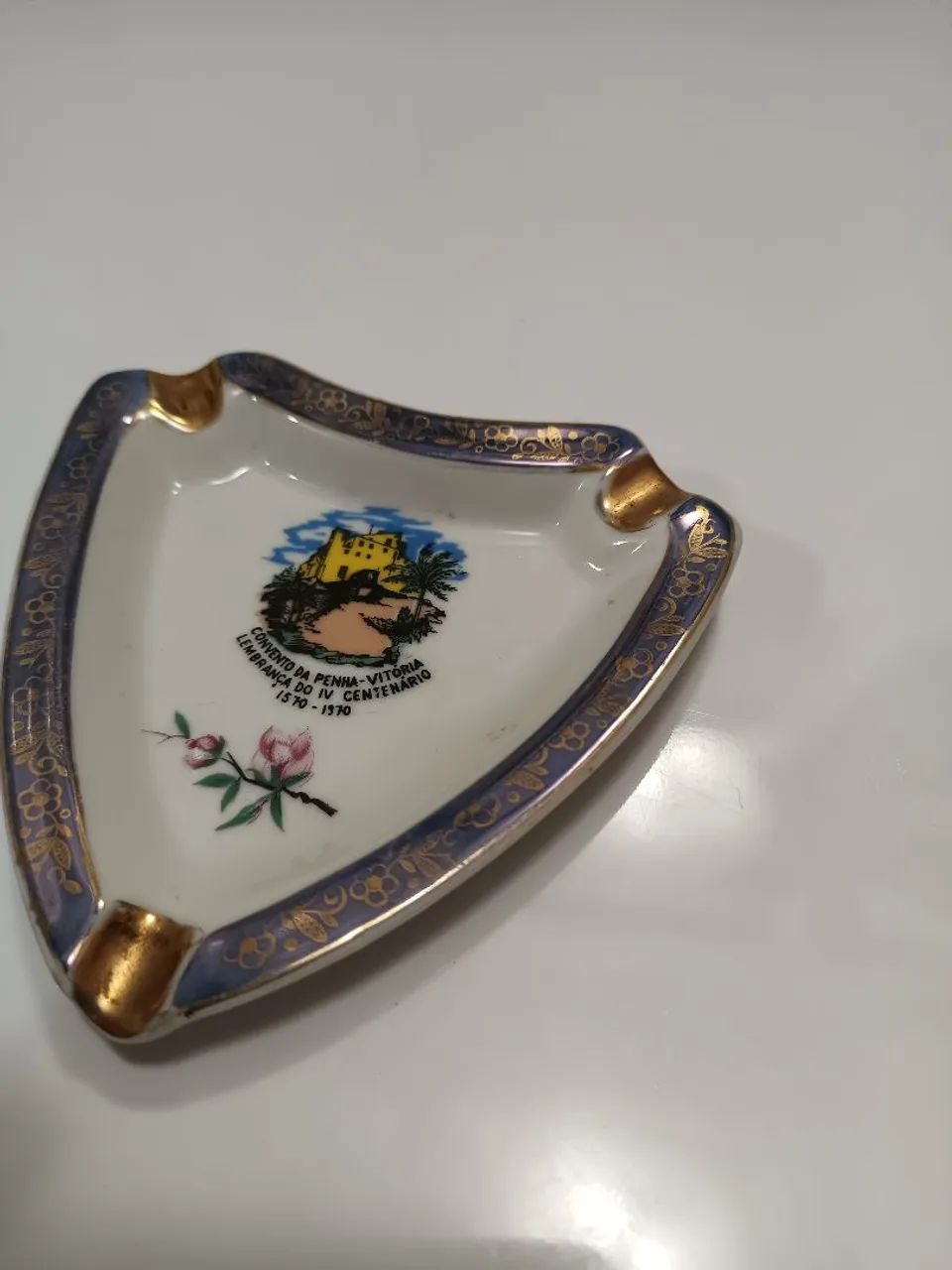 Antigo cinzeiro porcelana Schmidt  - Foto 5