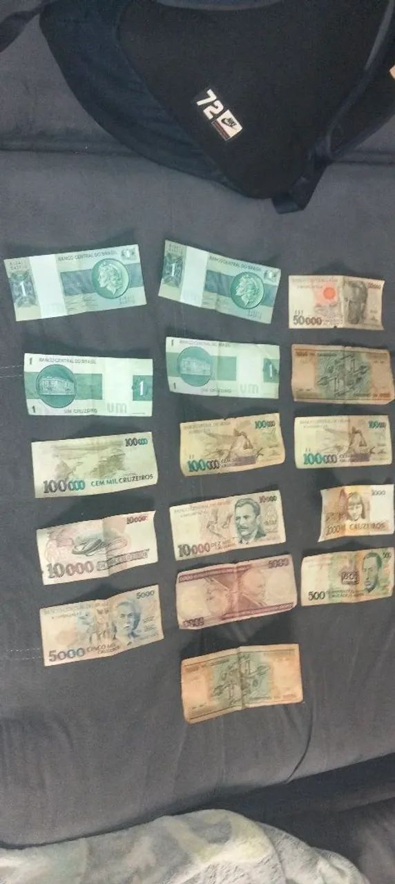 Notas de cruzeiros antigas