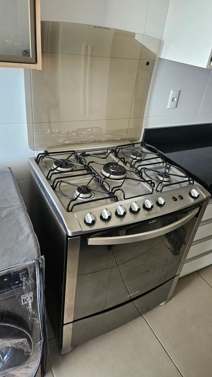 Fogão 5 bocas electrolux com grill