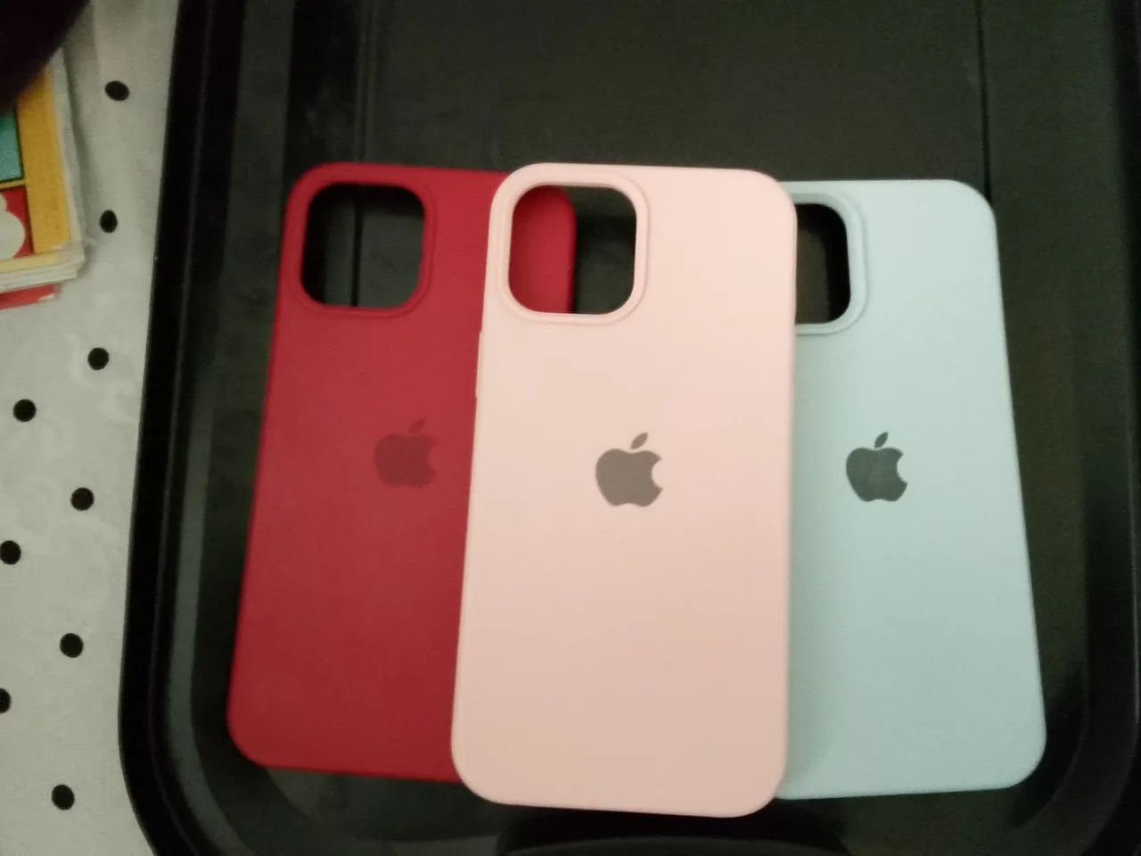 3 Capinhas para iphone 12 Pro Max Silicone Antiqueda Interior Aveludado - Foto 3