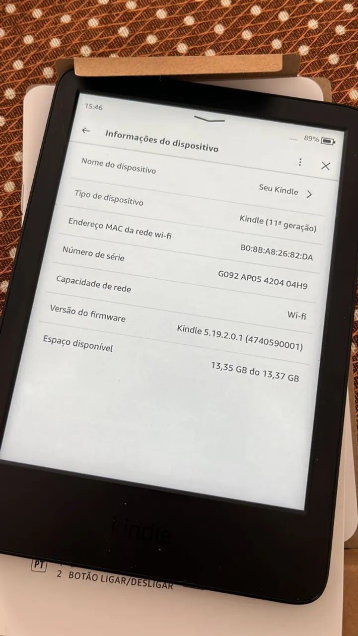 Kindle 11º geração - 16Gb - Me chame no chat  - Foto 4