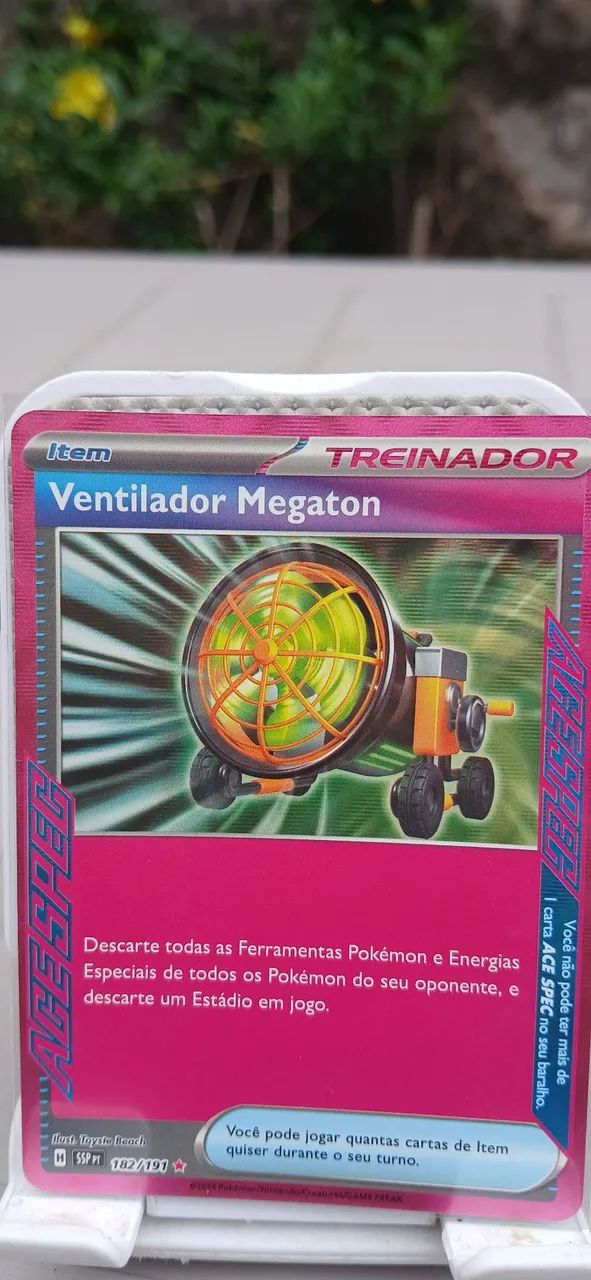 Carta Pokemon Ventilador Megaton - Foto 3