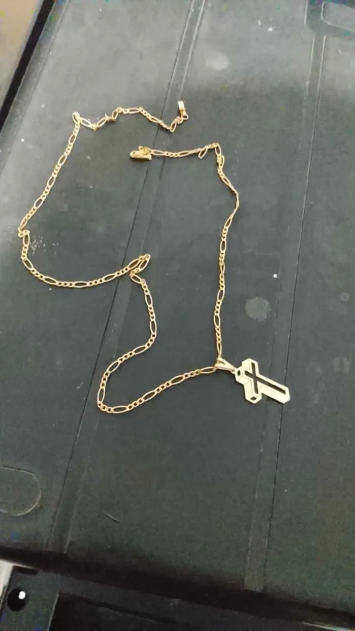Cordão foleado 18k