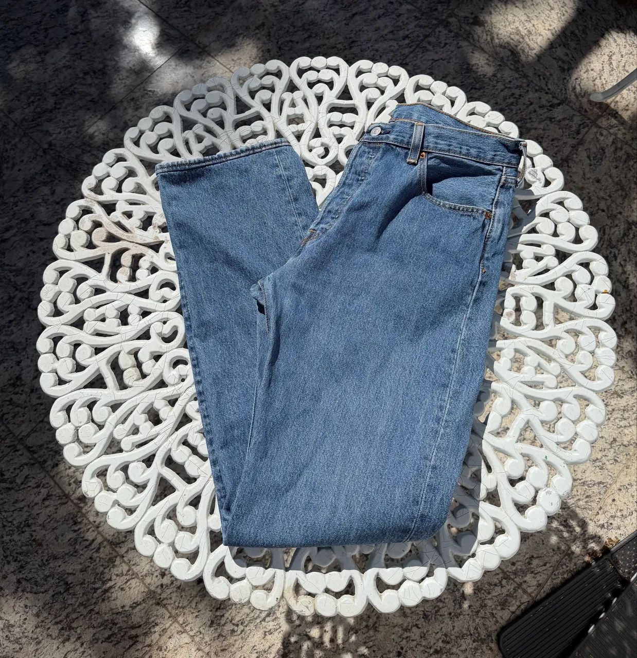 Calça Jeans Levi?s Reta 44 - Azul